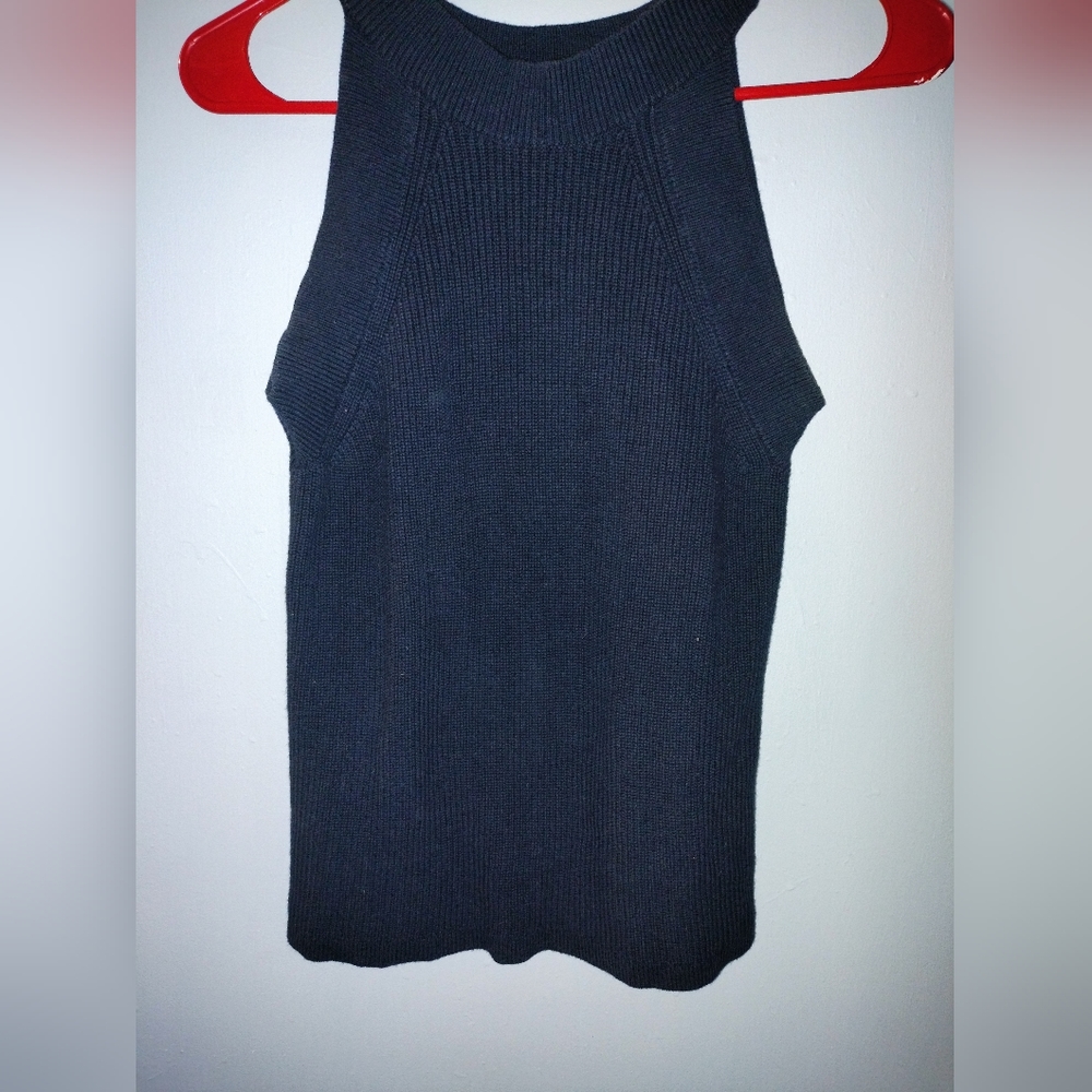 *NWOT* Ann Taylor Knit Tank Women's Medium Navy Blue
